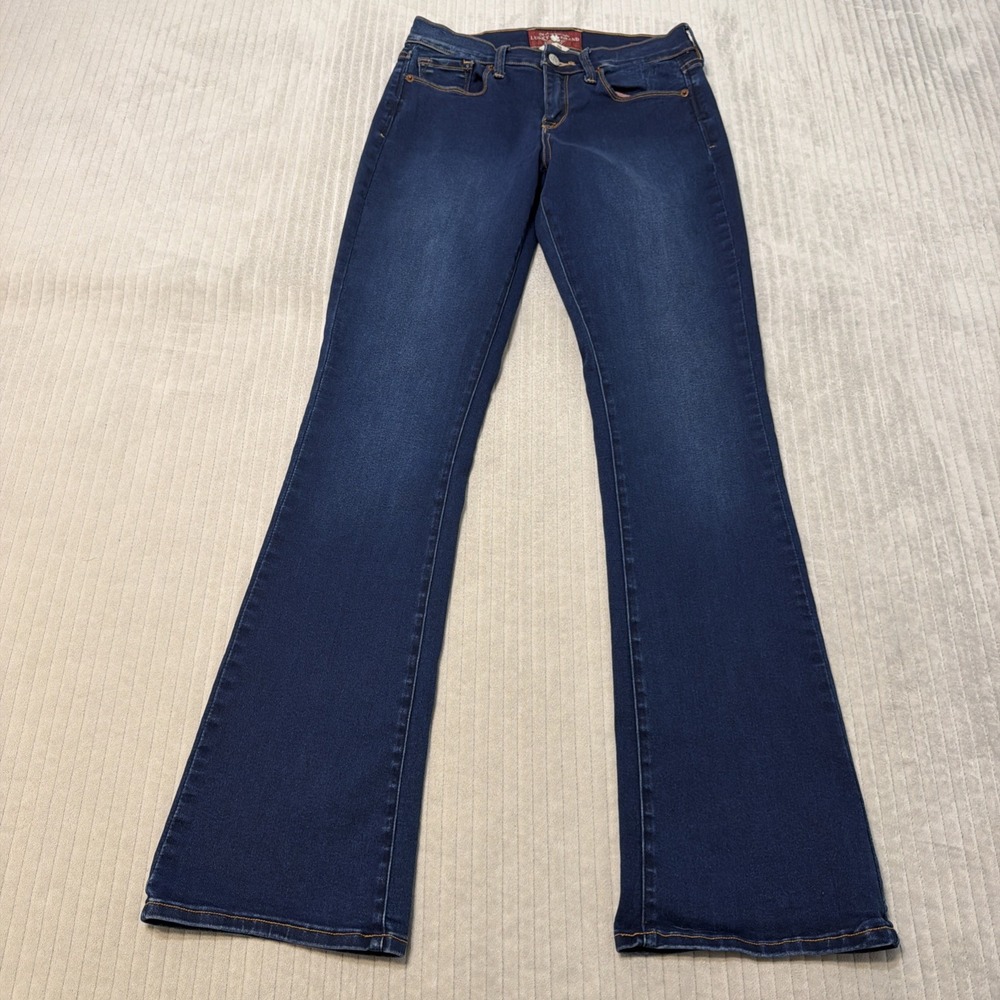 Lucky Brand Womens Sofia Boot Denim Jeans Size 6/28 Long Blue Bootcut Dark 28x32